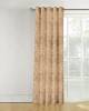Latest textured design polyester readymade curtains for windows and doors